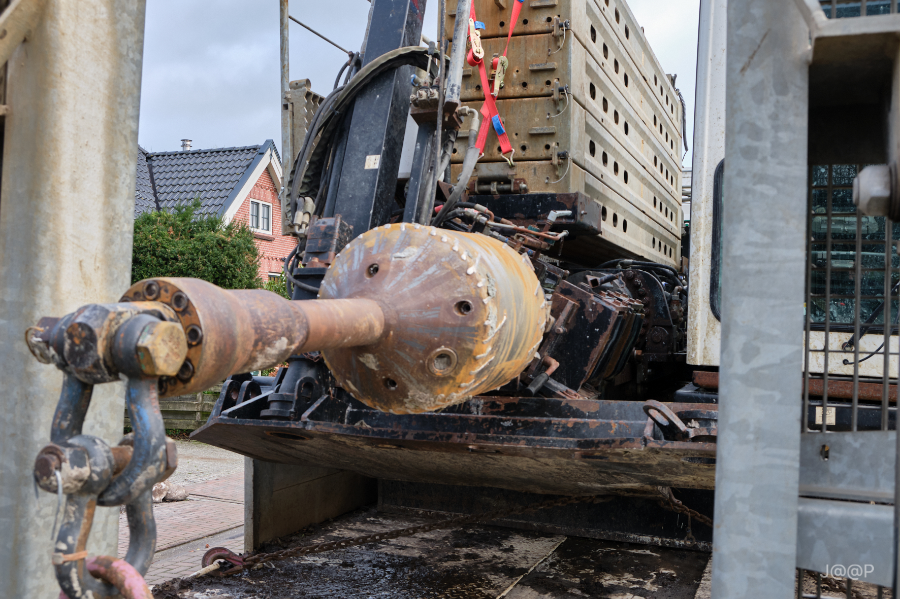 Grondboring voor stroomkabels